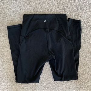 Lulu black leggings - size 6